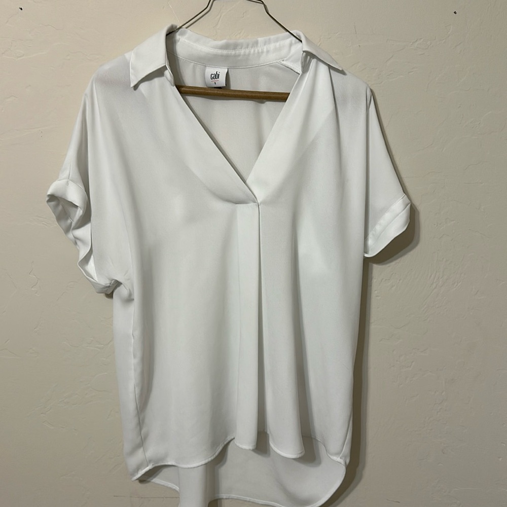 Cabi Small White Blouse